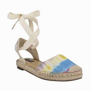 Nine West Mage Ankle Wrap Flat Sandals - Blue - Ireland (GM5874109)